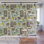 Island Tiki - Tan Wall Mural Gallery Image 1