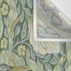 William Morris Vintage Pimpernel Privet Slate Mint Green Wall Tapestry Gallery Image 3