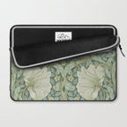 William Morris Vintage Pimpernel Privet Slate Mint Green Laptop Sleeve Gallery Image 2