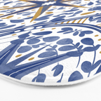 Intricate nature circular tiles B24 Bath Mat Gallery Image 3