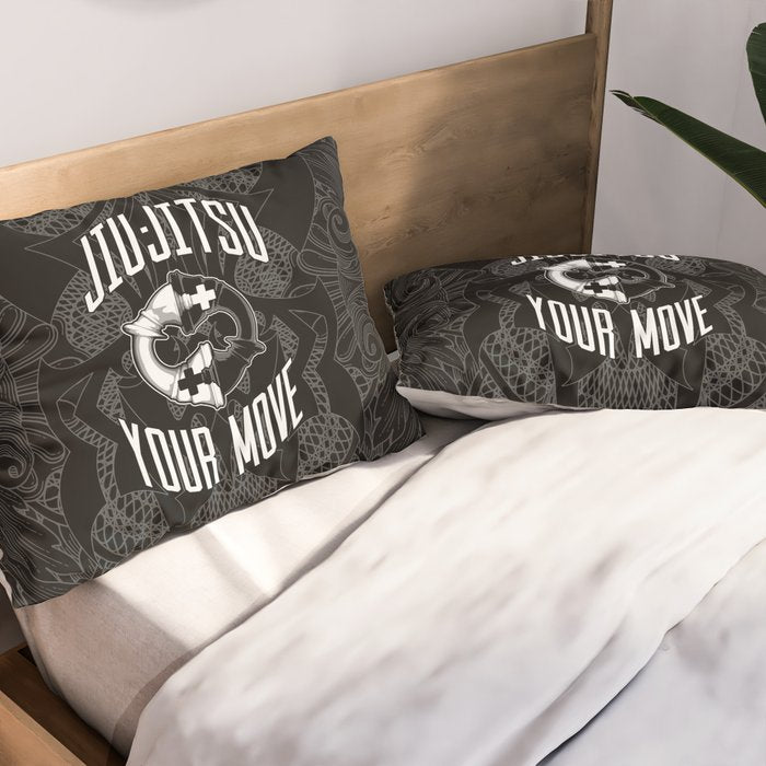 Brazilian Jiu-jitsu Chess Kings Pillow Sham Gallery Image 2