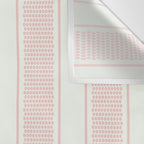 Vintage pastel pink stripes pattern Wall Tapestry Gallery Image 3