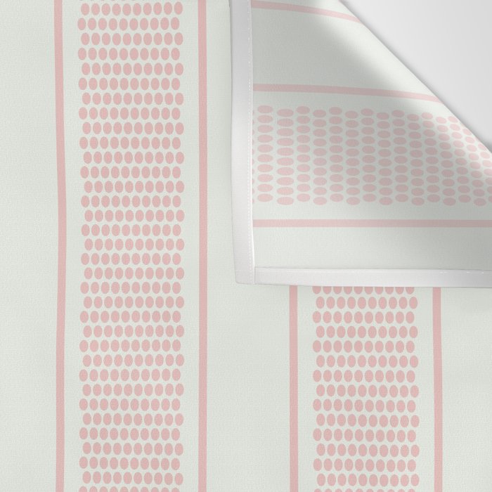 Vintage pastel pink stripes pattern Wall Tapestry Gallery Image 3