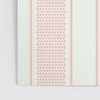 Vintage pastel pink stripes pattern Poster Gallery Image 3