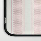 Vintage pastel pink stripes pattern Laptop Sleeve Gallery Image 3