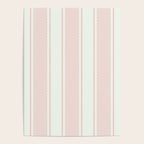 Vintage pastel pink stripes pattern Poster Gallery Image 4