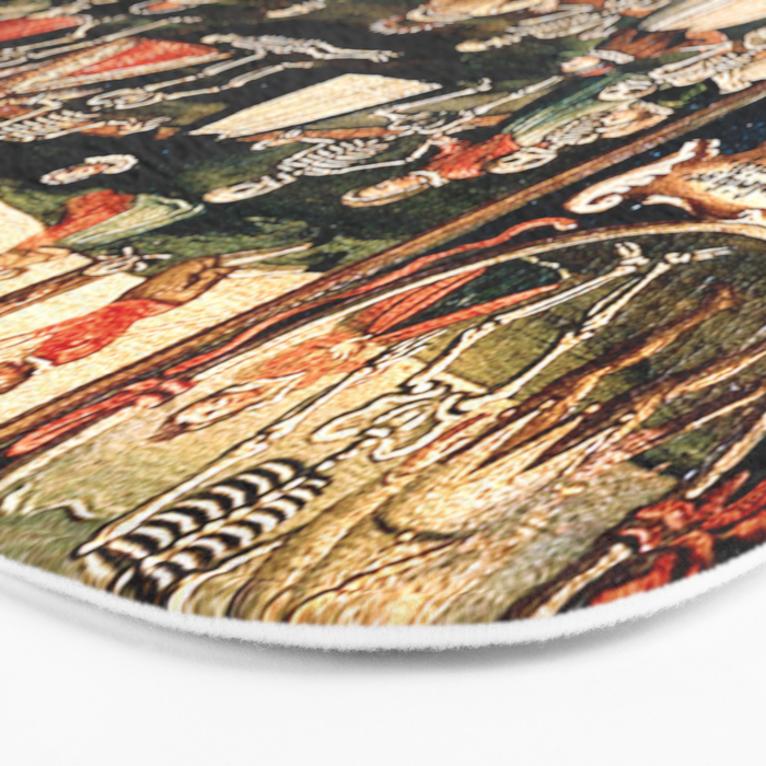 Hans Holbein - The dance of death Bath Mat Gallery Image 3