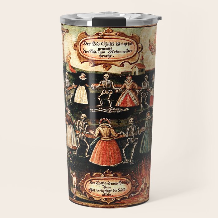 Hans Holbein - The dance of death Travel Mug Gallery Image 1