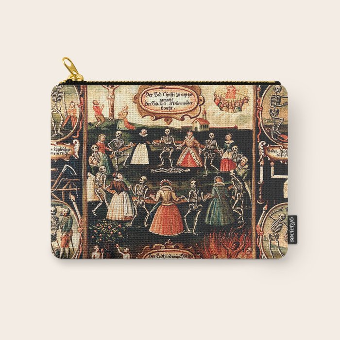 Hans Holbein - The dance of death Carry All Pouch Gallery Image 1