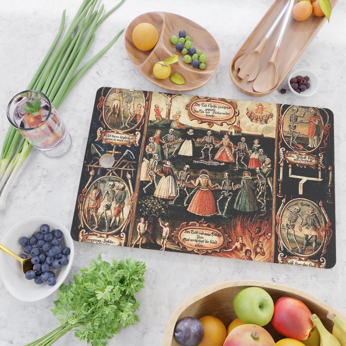Hans Holbein - The dance of death Cutting Board Gallery Image 2