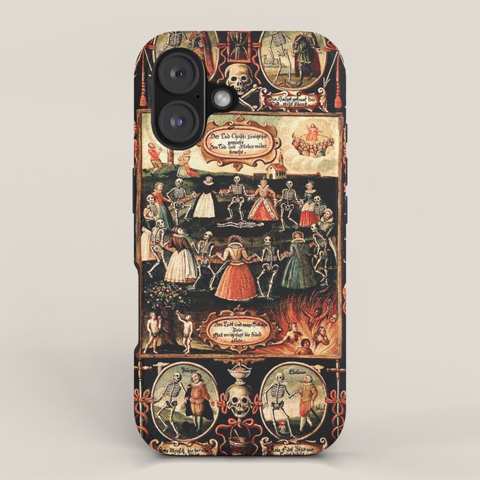 Hans Holbein - The dance of death iPhone Case Gallery Image 1