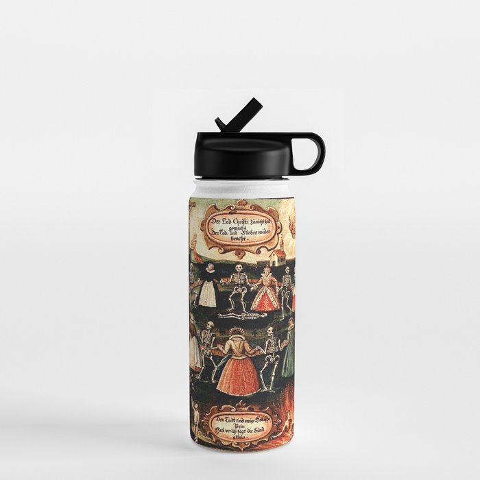 Hans Holbein - The dance of death Water Bottle Gallery Image 1
