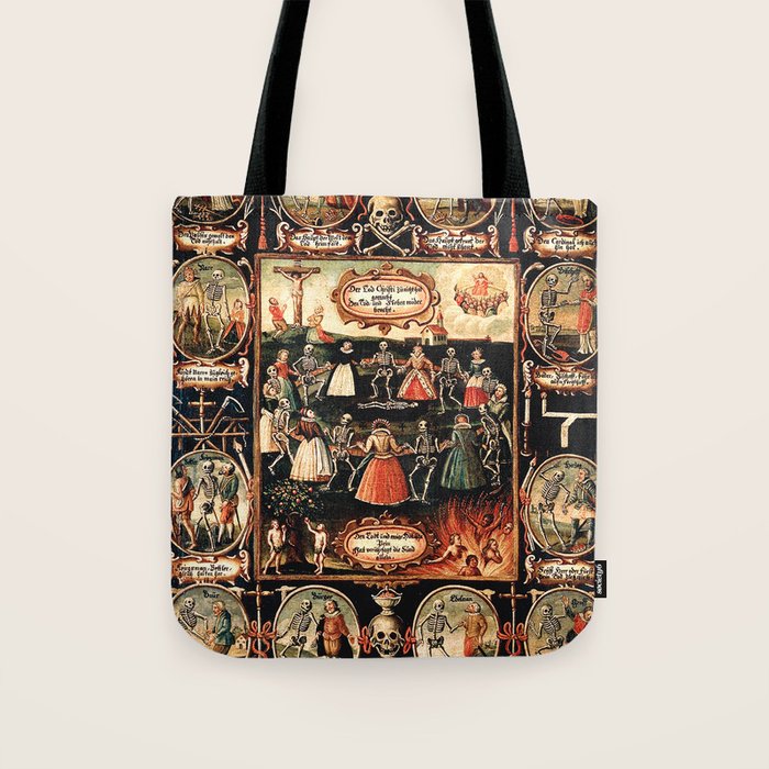 Hans Holbein - The dance of death Tote Bag Gallery Image 1