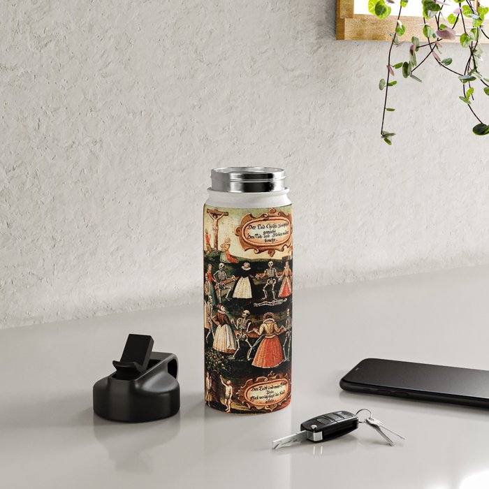 Hans Holbein - The dance of death Water Bottle Gallery Image 4
