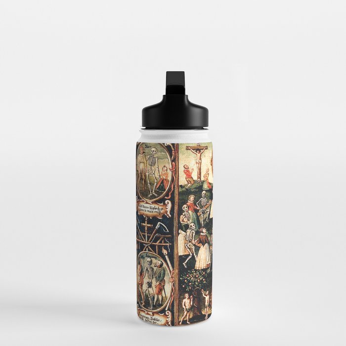 Hans Holbein - The dance of death Water Bottle Gallery Image 3