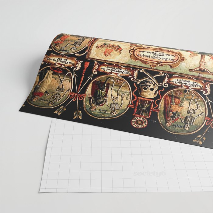 Hans Holbein - The dance of death Wrapping Paper Gallery Image 2