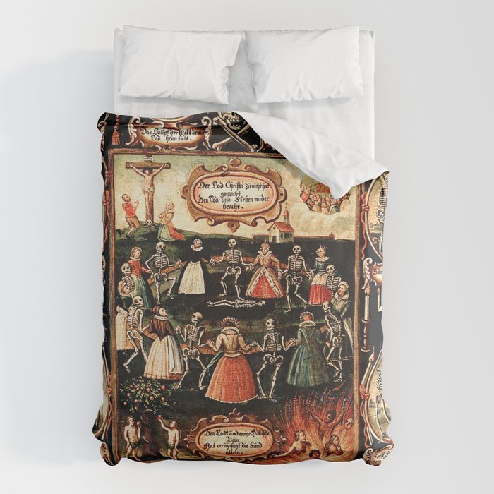 Hans Holbein - The dance of death Duvet Cover Gallery Image 6
