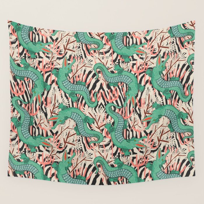 BAZAAR MAXIMA GATOR Wall Tapestry Gallery Image 1