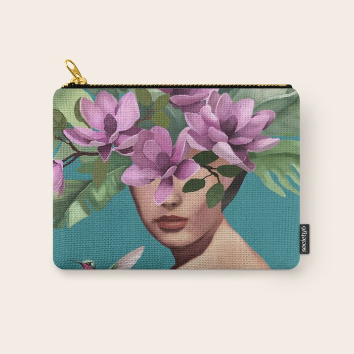 Hummingbird Whispers Carry All Pouch Gallery Image 1