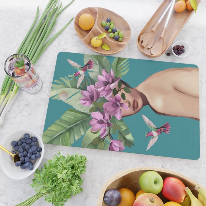 Hummingbird Whispers Cutting Board Gallery Image 2