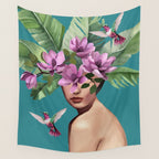 Hummingbird Whispers Wall Tapestry Gallery Image 4