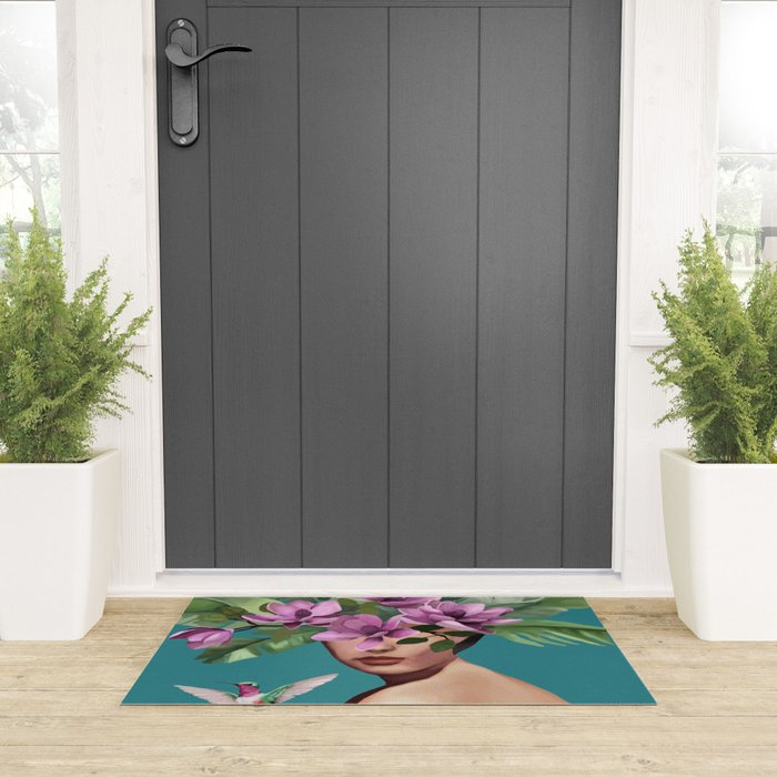 Hummingbird Whispers Welcome Mat Gallery Image 3