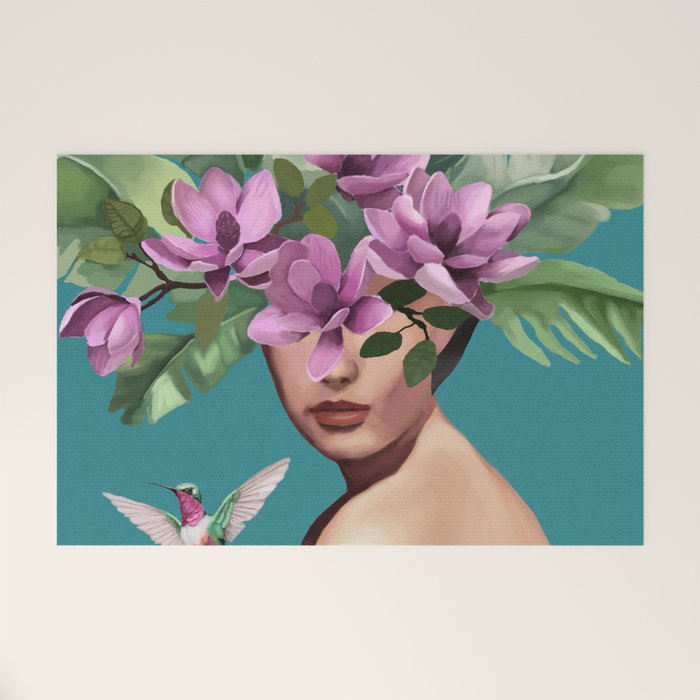 Hummingbird Whispers Welcome Mat Gallery Image 1