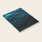 Minimalist blue water surface texture - oceanscape Notebook Gallery Image 2