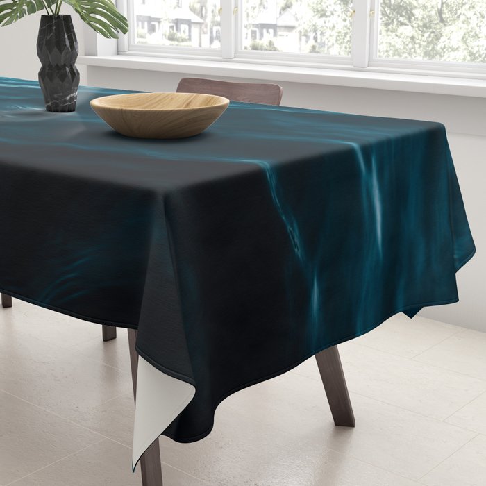 Minimalist blue water surface texture - oceanscape Tablecloth Gallery Image 3
