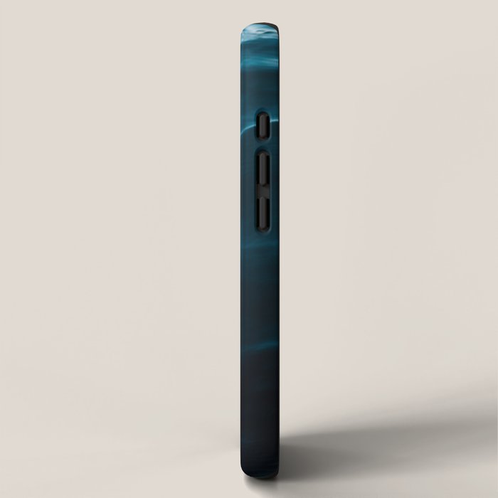 Minimalist blue water surface texture - oceanscape iPhone Case Gallery Image 2