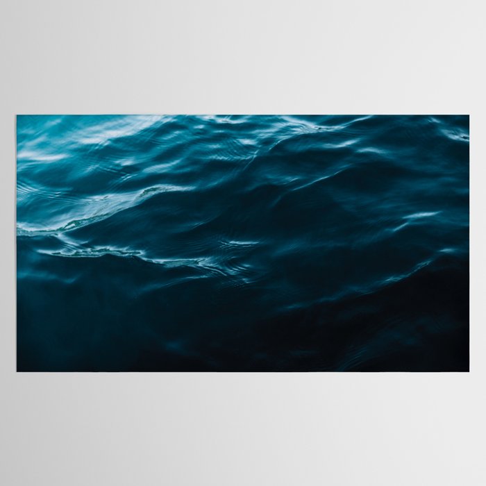 Minimalist blue water surface texture - oceanscape Tablecloth Gallery Image 2