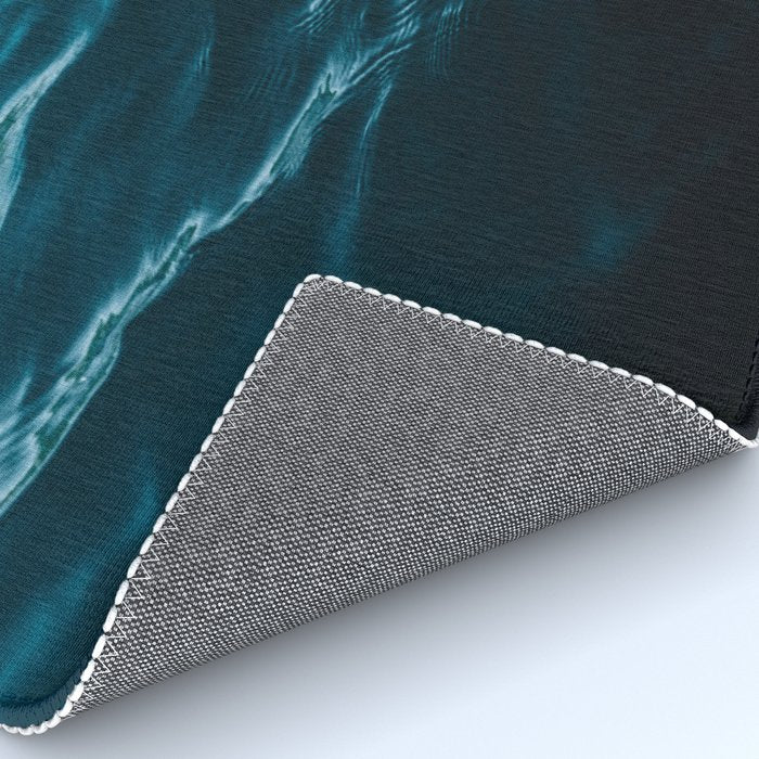 Minimalist blue water surface texture - oceanscape Rug Gallery Image 4