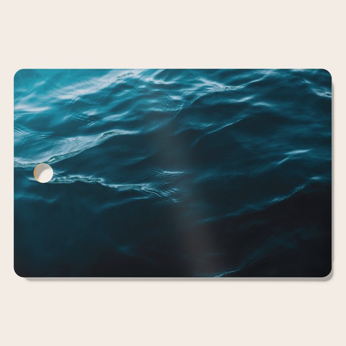 Minimalist blue water surface texture - oceanscape Cutting Board Gallery Image 1