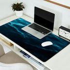 Minimalist blue water surface texture - oceanscape Desk Mat Gallery Image 2