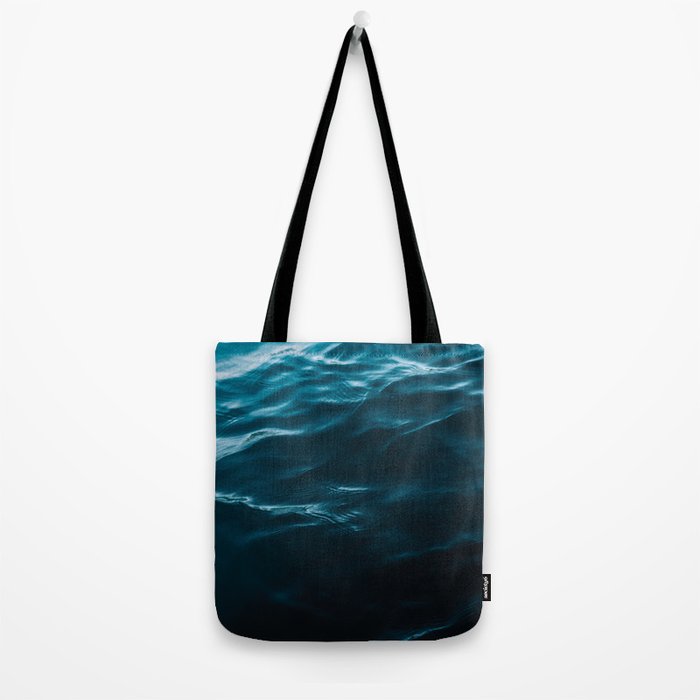 Minimalist blue water surface texture - oceanscape Tote Bag Gallery Image 2