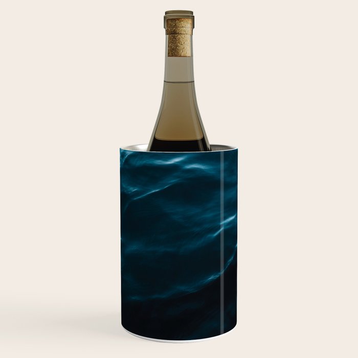 Minimalist blue water surface texture - oceanscape Wine Chiller Gallery Image 3