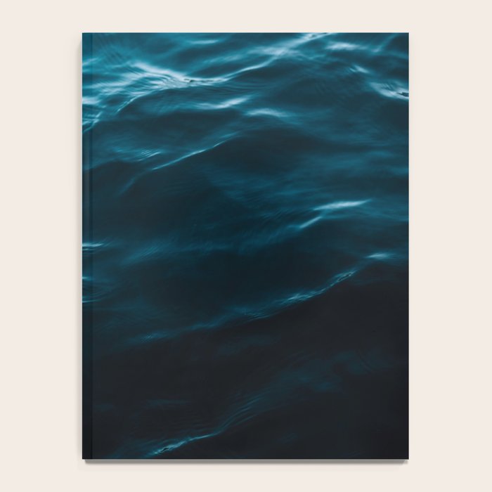 Minimalist blue water surface texture - oceanscape Notebook Gallery Image 4