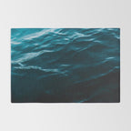 Minimalist blue water surface texture - oceanscape Rug Gallery Image 2
