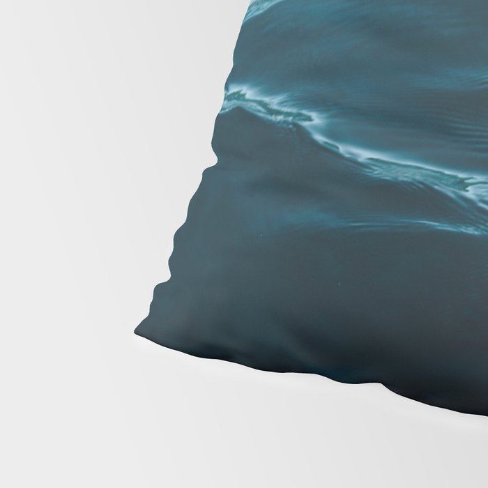 Minimalist blue water surface texture - oceanscape Pillow Sham Gallery Image 4