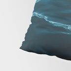 Minimalist blue water surface texture - oceanscape Pillow Sham Gallery Image 4