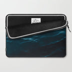 Minimalist blue water surface texture - oceanscape Laptop Sleeve Gallery Image 2