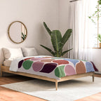 Colorful Geometric Raindrop Pattern Comforter Gallery Image 2