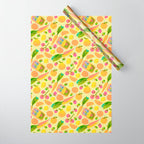 Kitchen Snacks & Apps in Butter Yellow Wrapping Paper Gallery Image 1