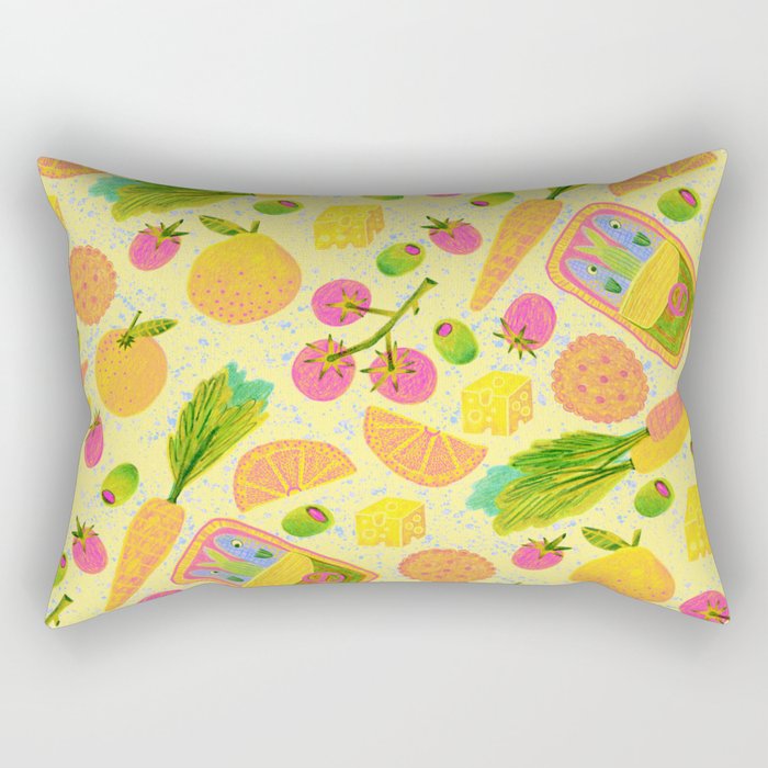 Kitchen Snacks & Apps in Butter Yellow Rectangular Pillow Gallery Image 1