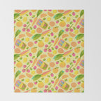 Kitchen Snacks & Apps in Butter Yellow Throw Blanket Gallery Image 2