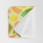 Kitchen Snacks & Apps in Butter Yellow Throw Blanket Gallery Image 3