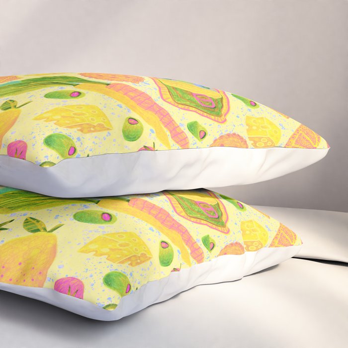 Kitchen Snacks & Apps in Butter Yellow Pillow Sham Gallery Image 3