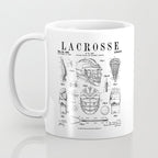 Lacrosse Player Equipment Vintage Patent Drawing Print Coffee Mug Gallery Image 3