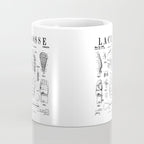 Lacrosse Player Equipment Vintage Patent Drawing Print Coffee Mug Gallery Image 4