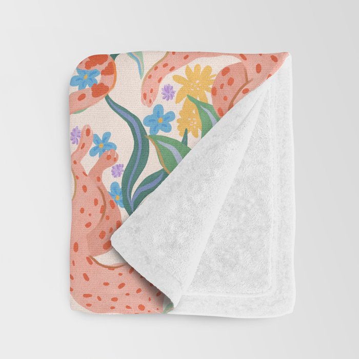 Blush Cheetahs  Throw Blanket Gallery Image 3